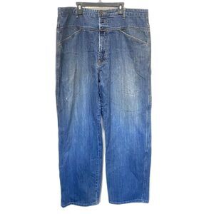 Vintage Marithe Francois Girbaud Jeans Y2K Yoke Front Denim Men's Size 40 Waist